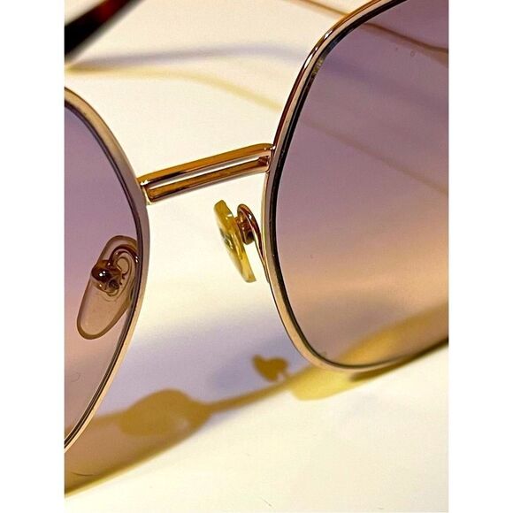 Salvatore FERRAGAMO SF202S Full Rim Extra Large Geometric Frames with Rose Gold main image 7